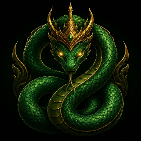 NAGA coiled serpent